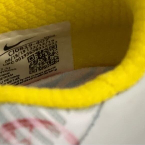 Nike Multicolor Athletic Shoes with Yellow Accents - Picture 9 of 10